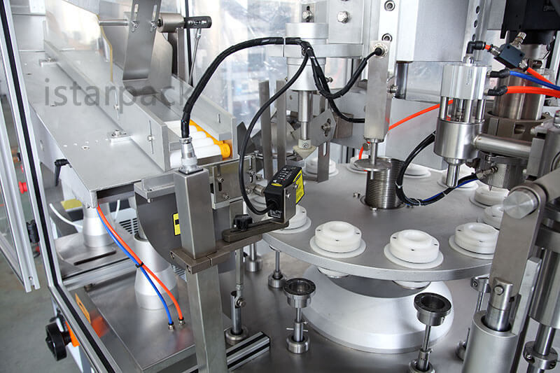 Plastic Tube Filling and Sealing Machine TFS-60A Tube Positioning, Washing and Filling